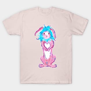 Pink Rabbit Leo T-Shirt